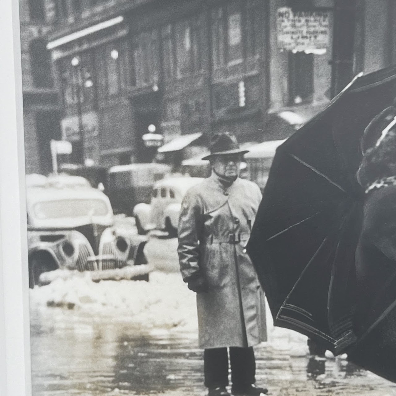 'Sailor Lends a Helping Hand in Times Square, 1944'  Vintage Silver Gelatin Photograph