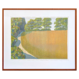 Caroline Stone 'Fields and Meadows-Summer (I)' Signed Etching and Aquatint