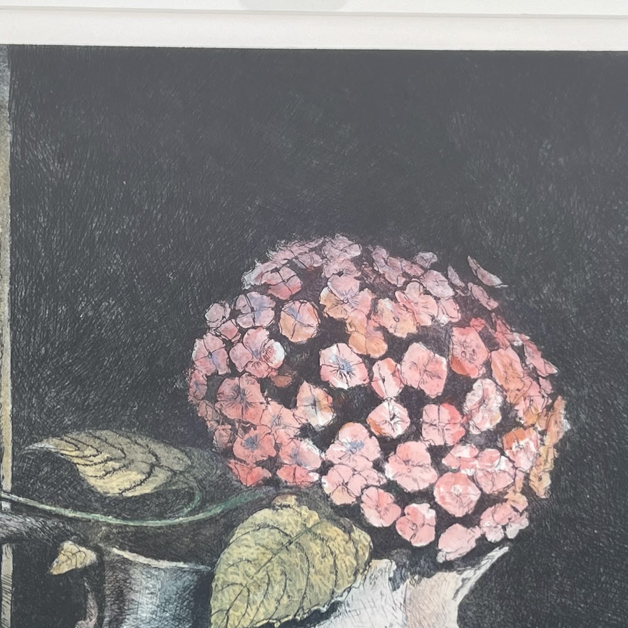 Joseph Essig 'Fortunes Flower' Signed Etching and Aquatint