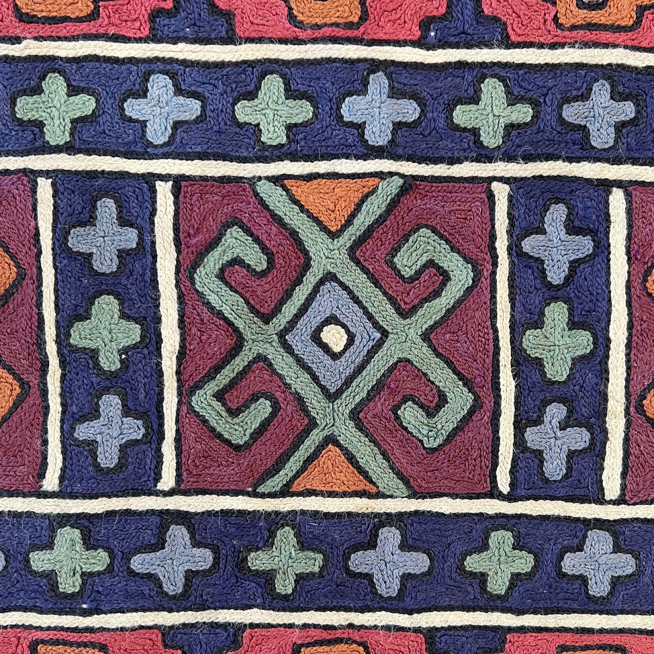 Wool Chainstitched Area Rug