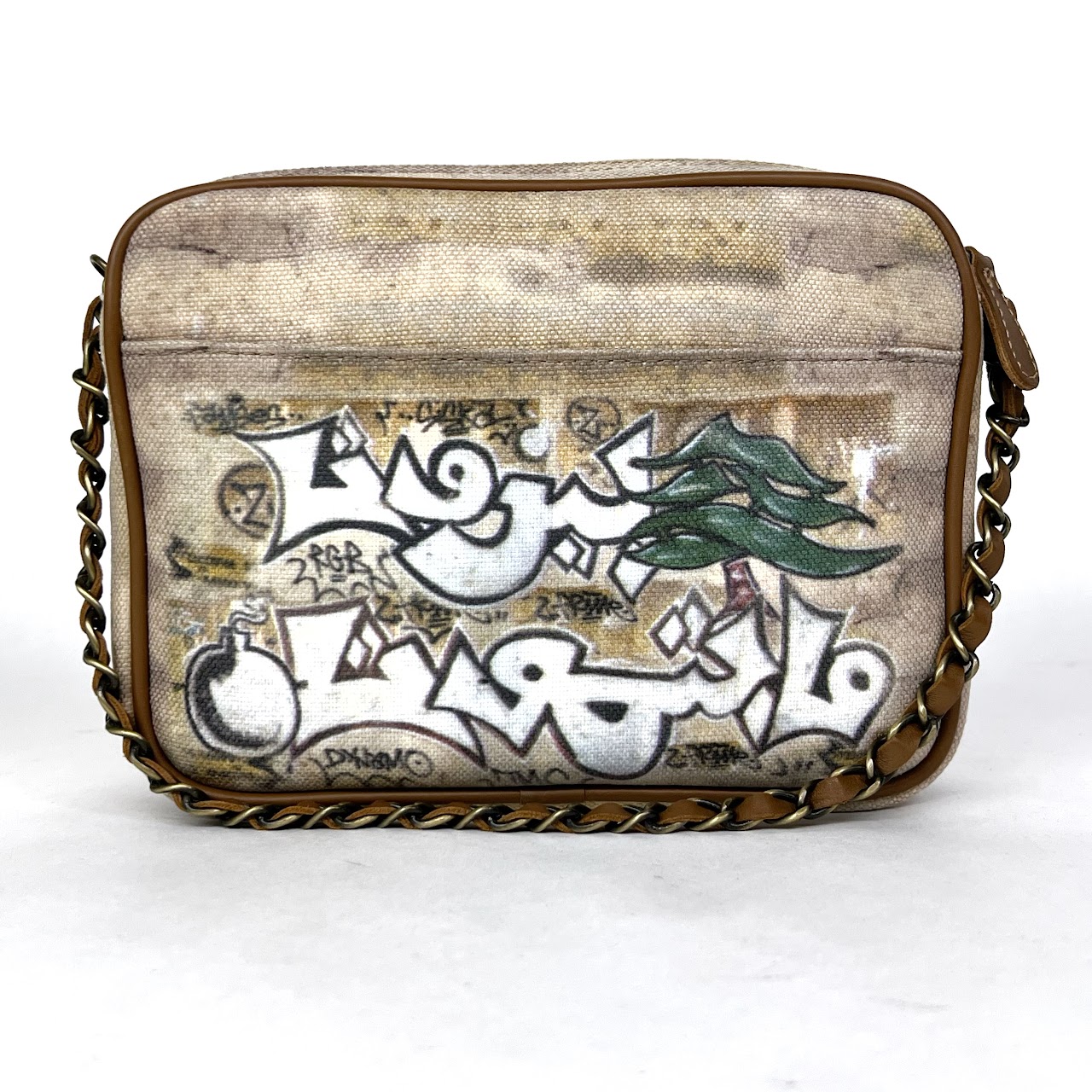 Sarah's Bag Beirut Graffiti Shoulder Bag