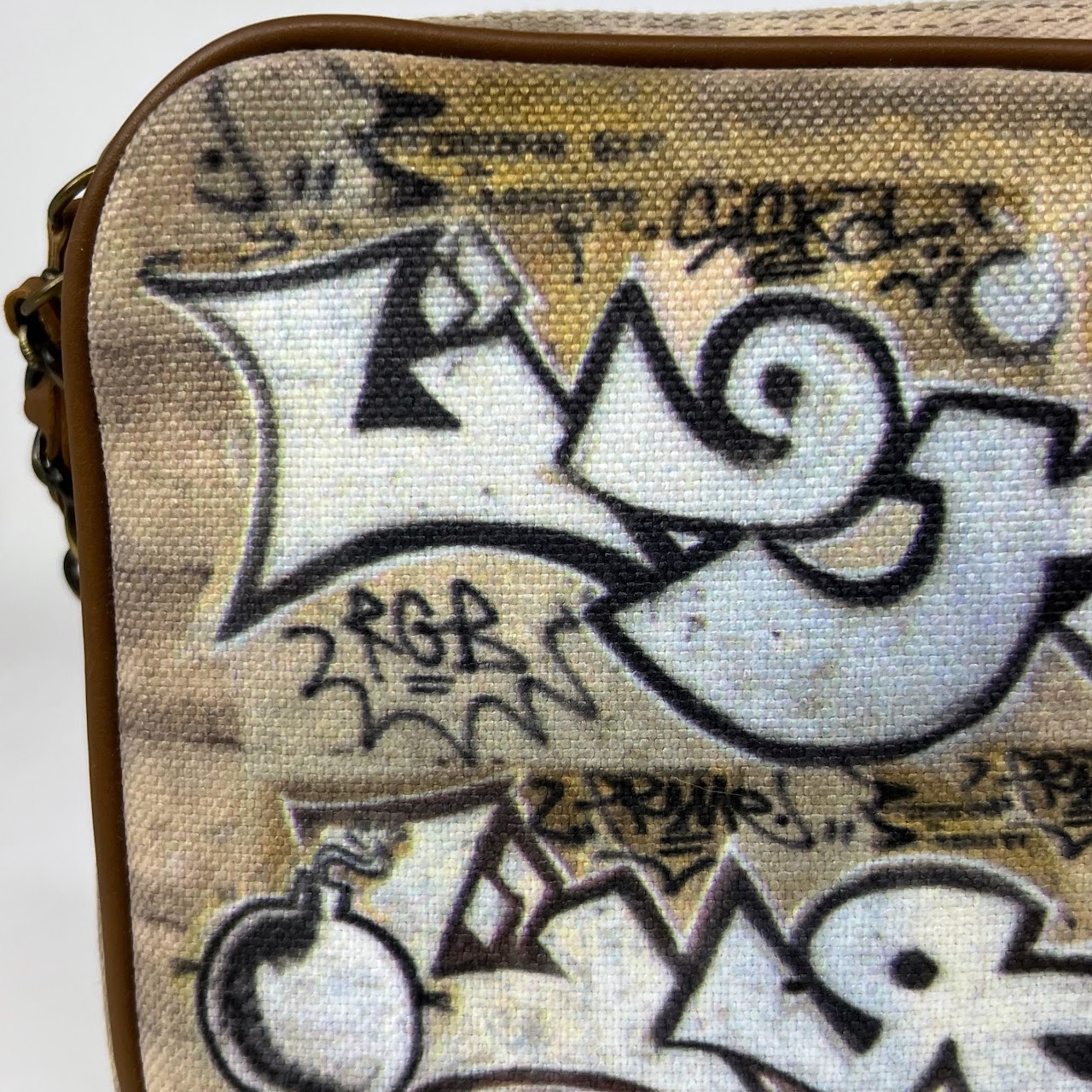 Sarah's Bag Beirut Graffiti Shoulder Bag