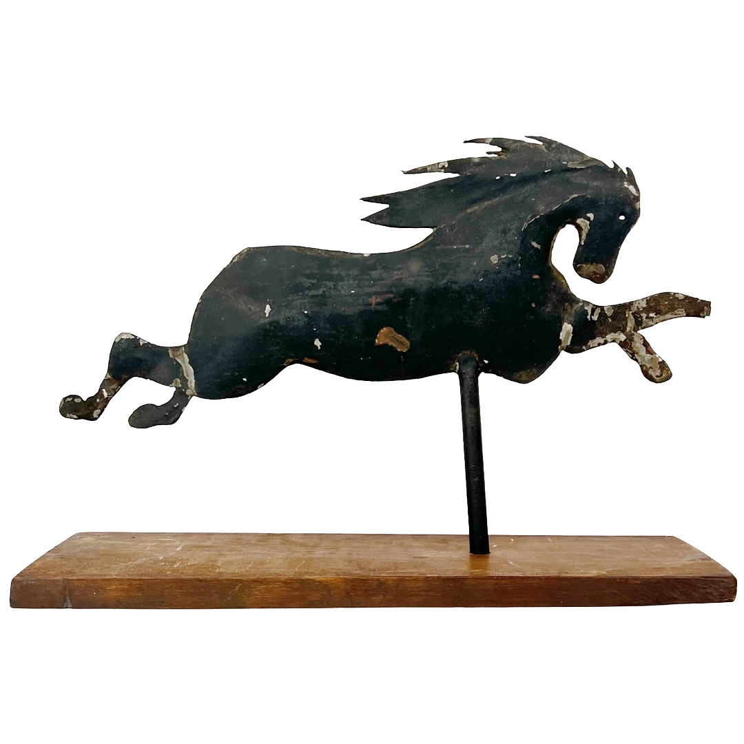 Rustic Tin Horse Weathervane