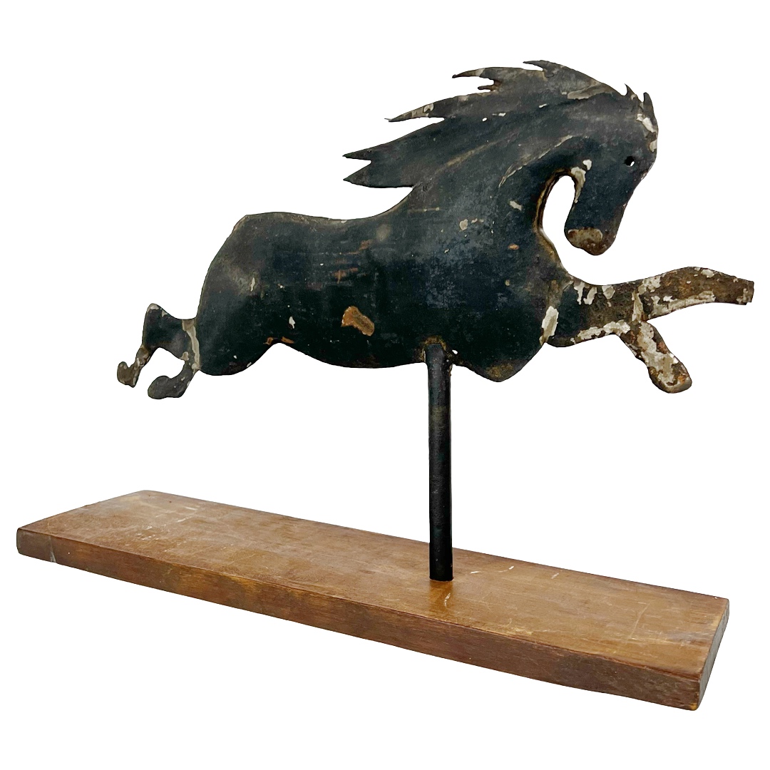 Rustic Tin Horse Weathervane