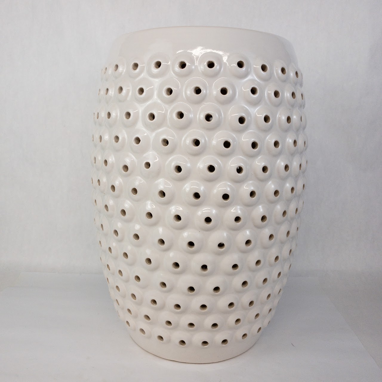 Ceramic Beehive Shaped Garden Stool