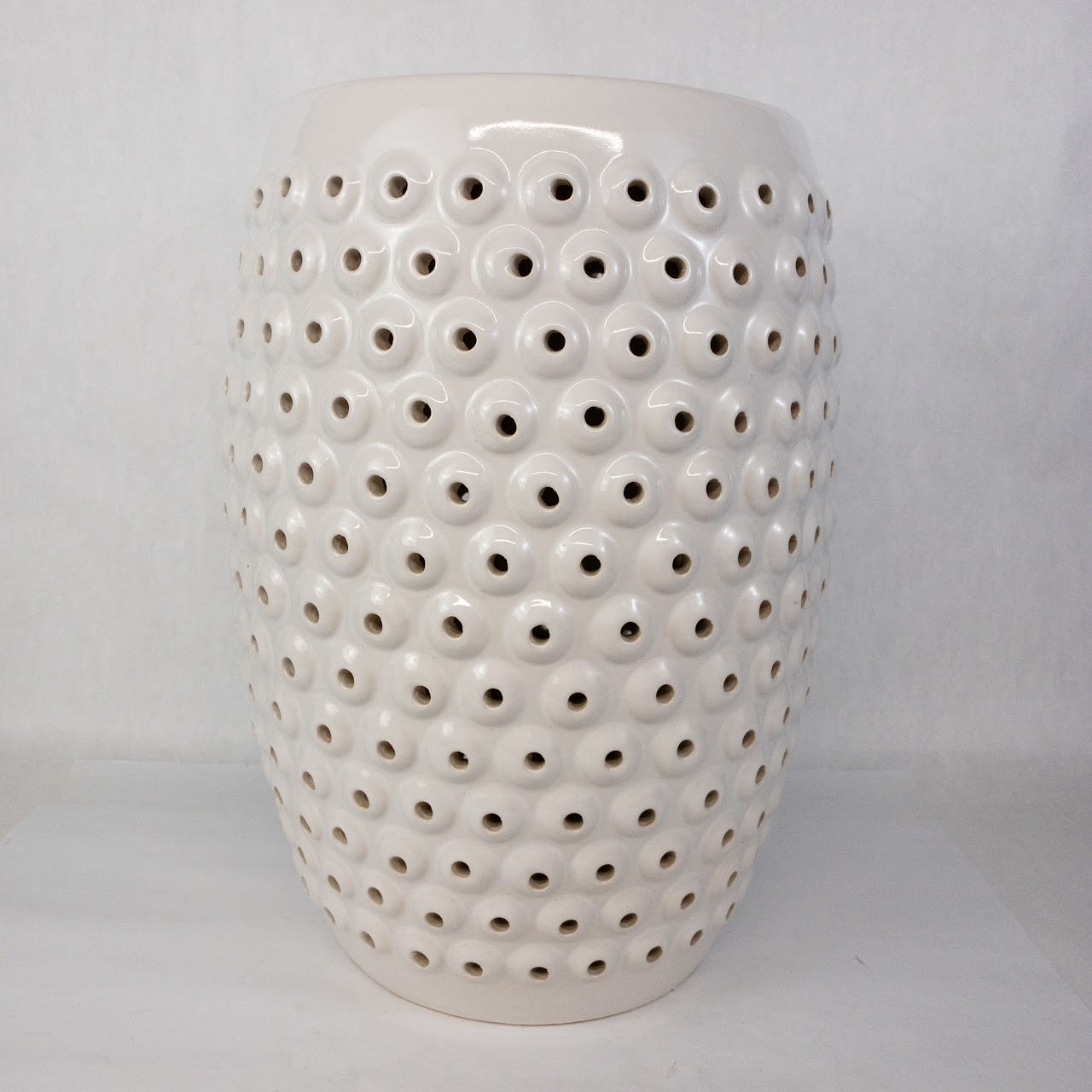 Ceramic Beehive Shaped Garden Stool