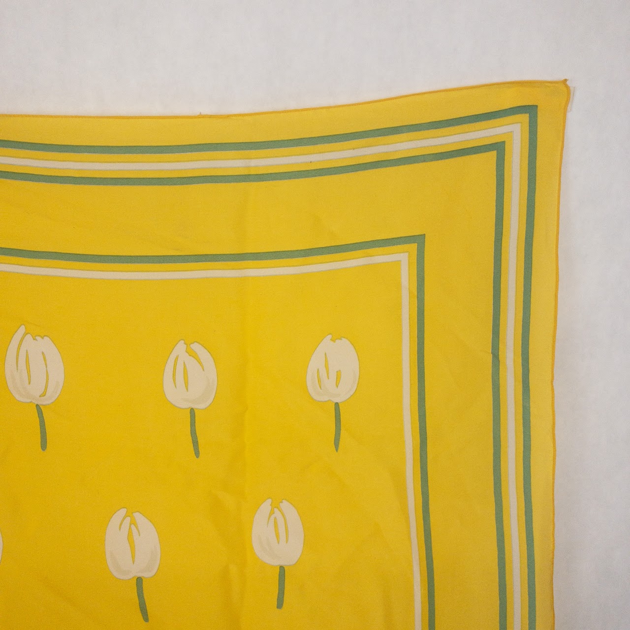 Christian Dior Silk Tulips Scarf