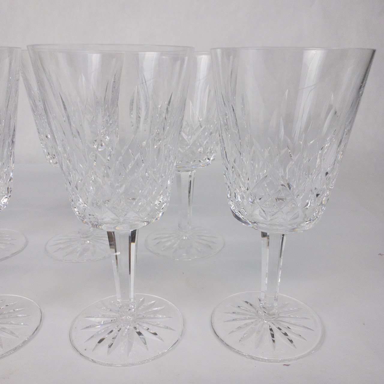 Waterford Crystal Lismore Claret Wine Glass Set