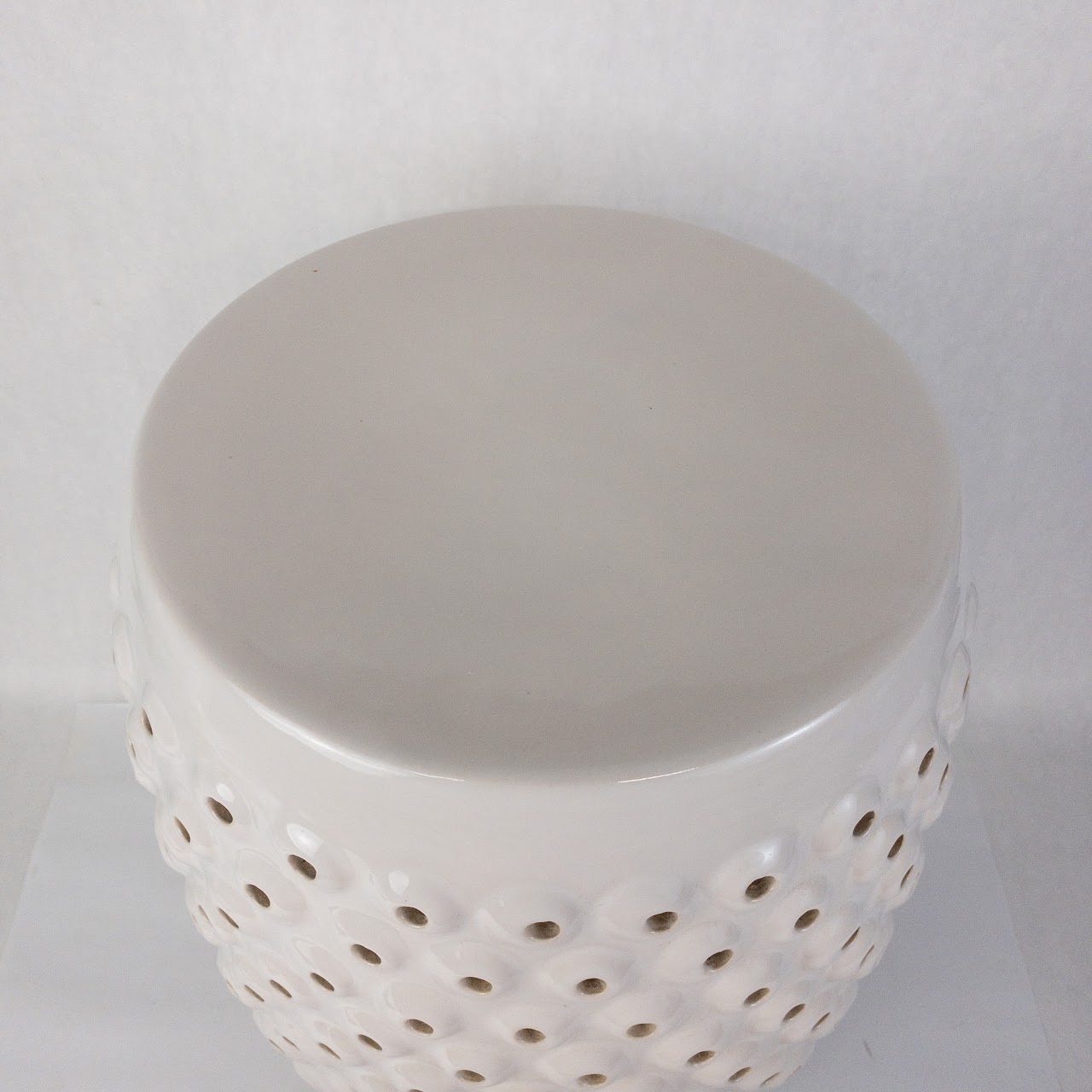 Ceramic Beehive Shaped Garden Stool