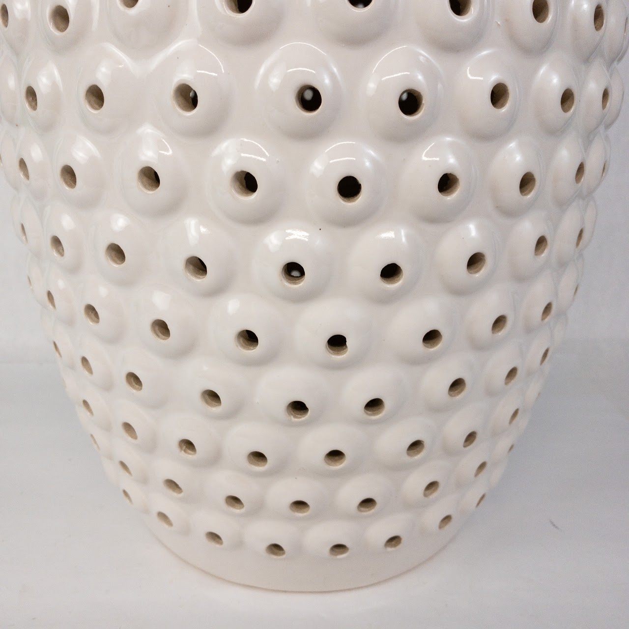 Ceramic Beehive Shaped Garden Stool