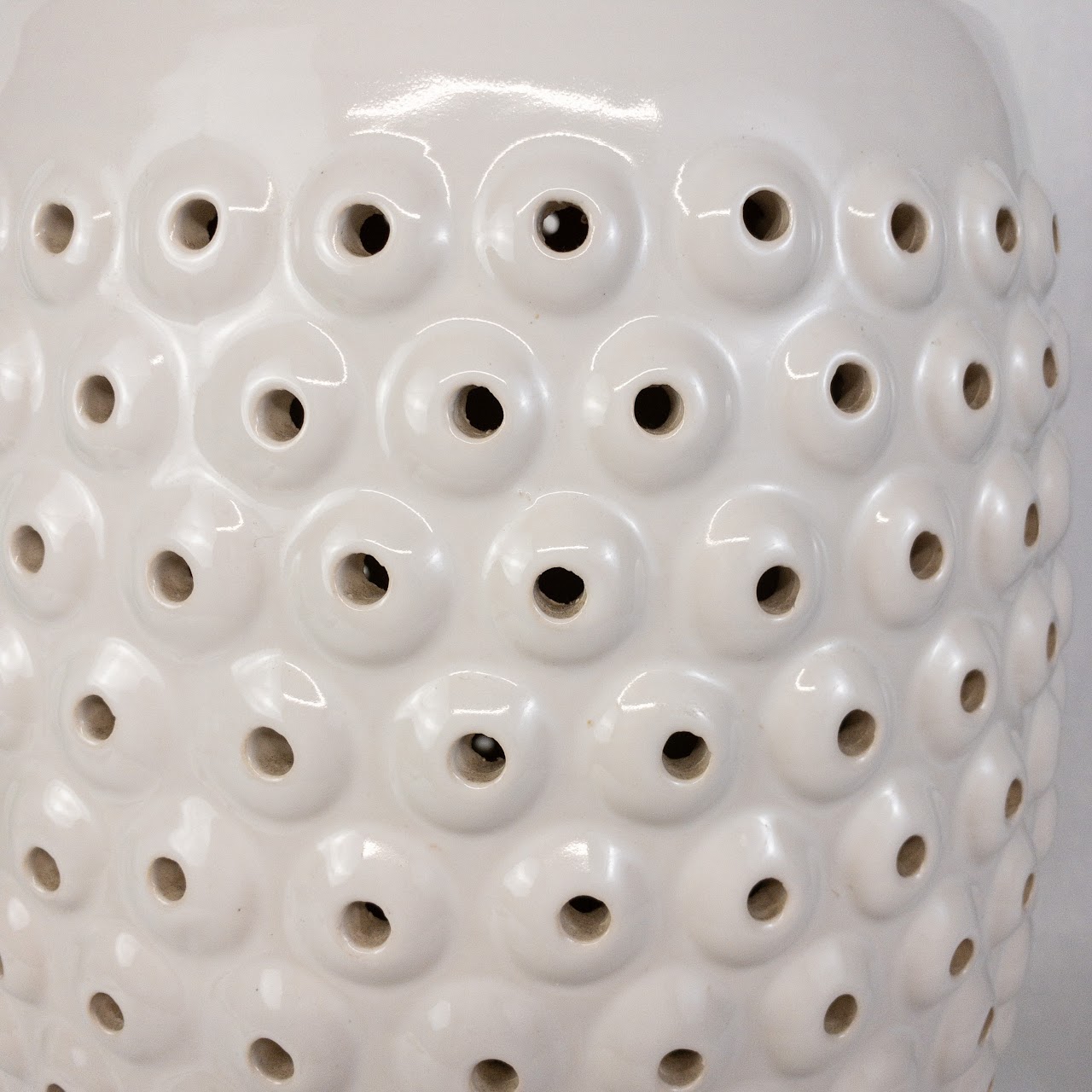 Ceramic Beehive Shaped Garden Stool