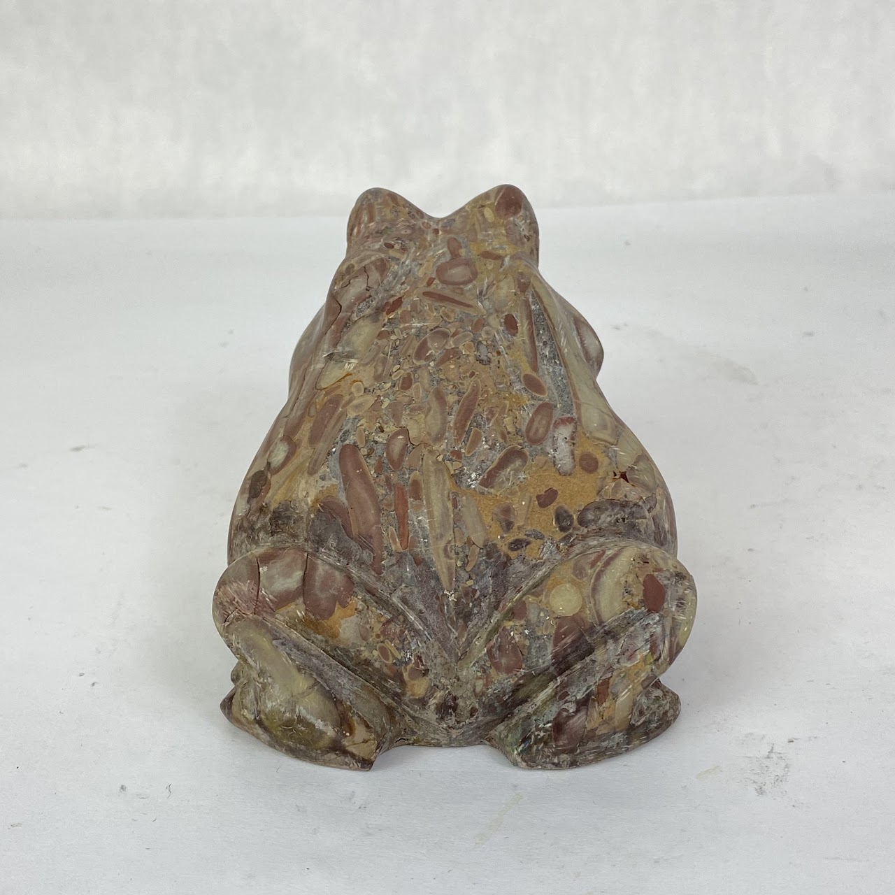 Alabaster Toad Paperweight