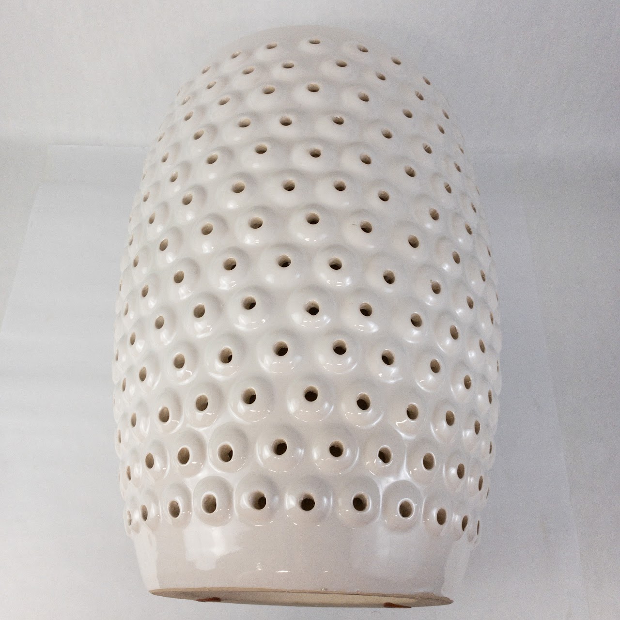 Ceramic Beehive Shaped Garden Stool