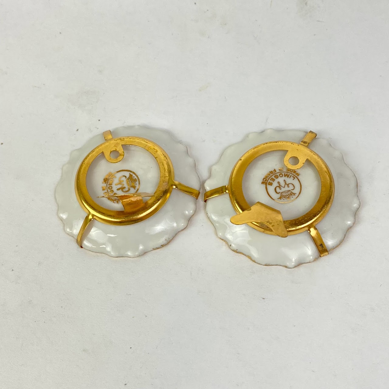 Limoges Miniature Plate Pair