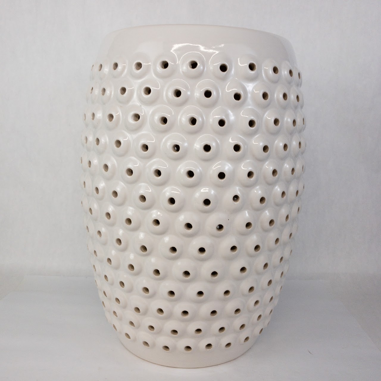 Ceramic Beehive Shaped Garden Stool