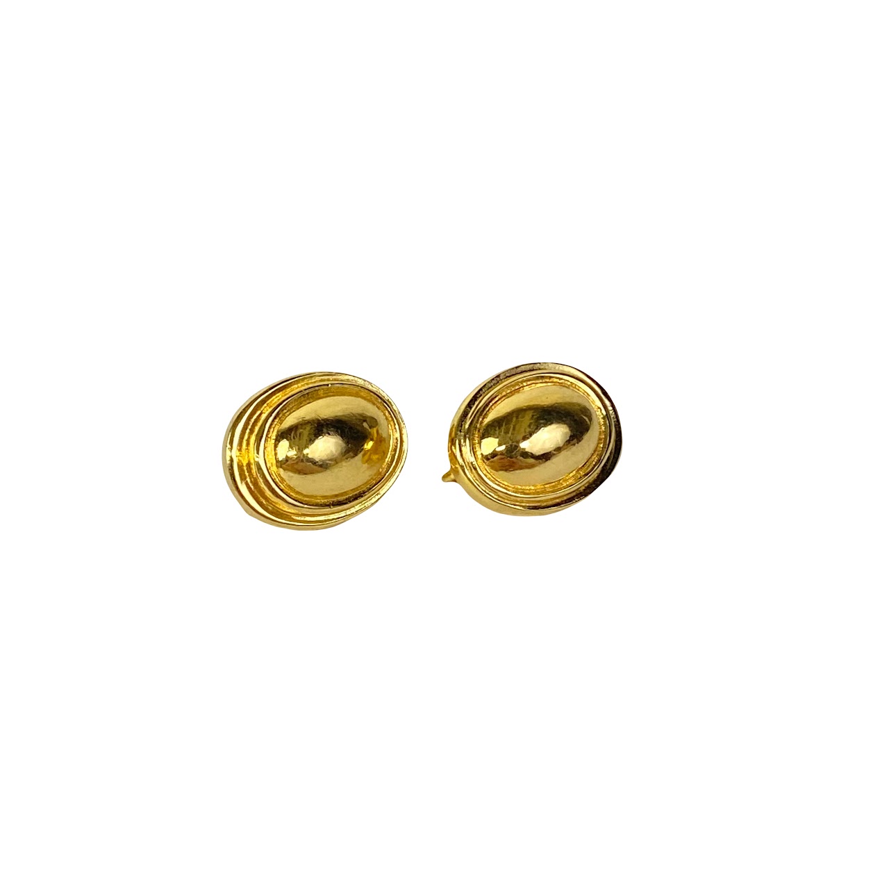 Christian Dior Oval Clip Earrings