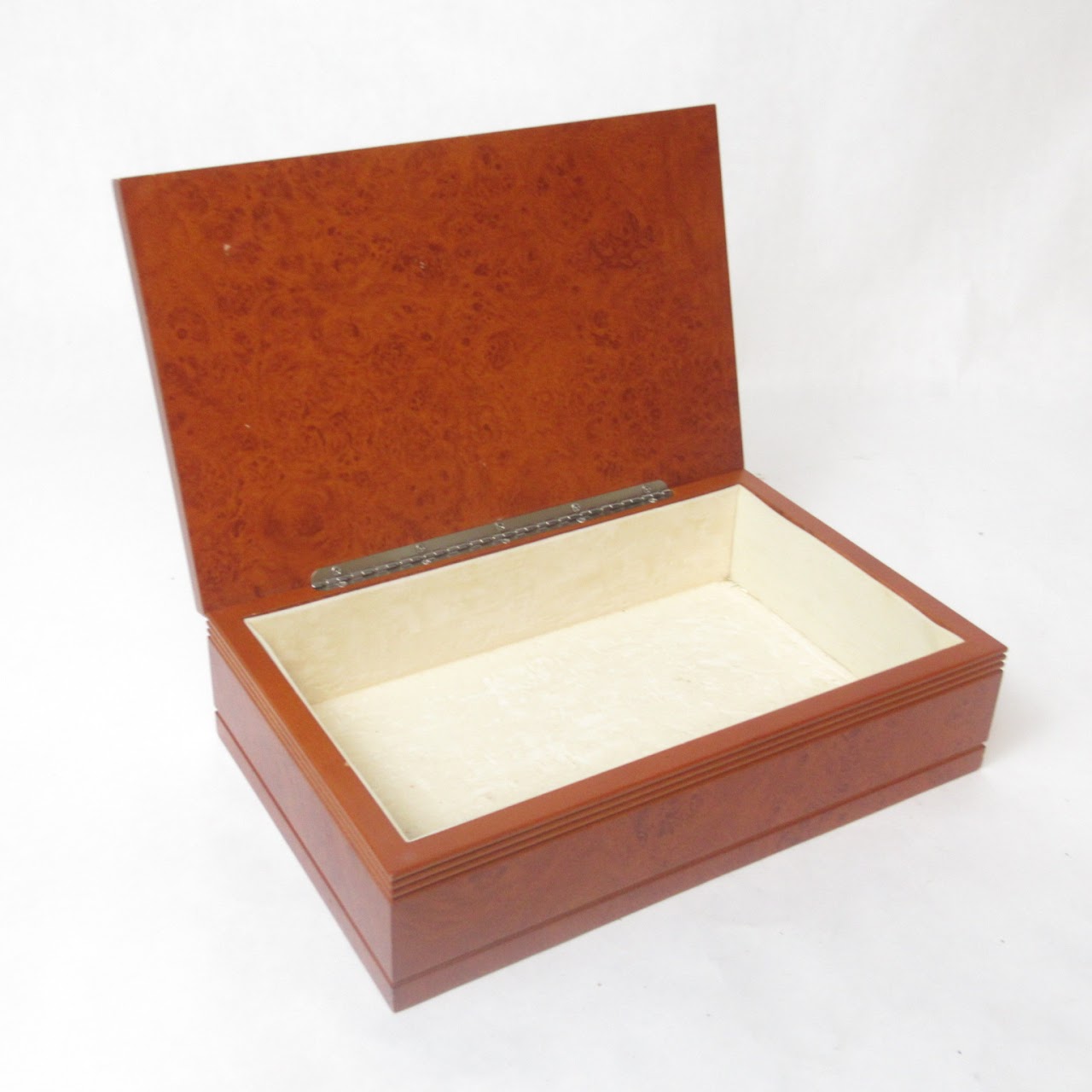 Burled Wood Jewelry Box