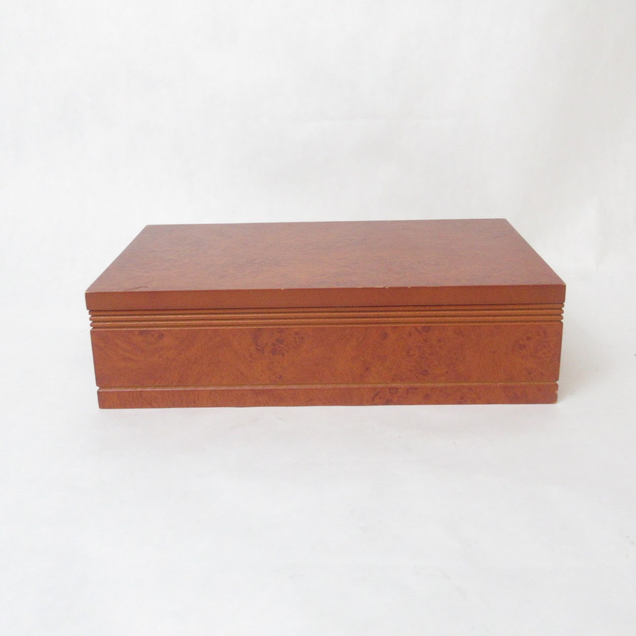 Burled Wood Jewelry Box