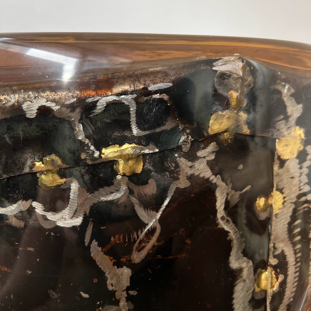 Resin & Mixed Metal Drum Table #1