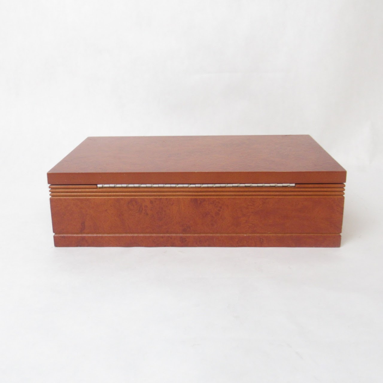 Burled Wood Jewelry Box