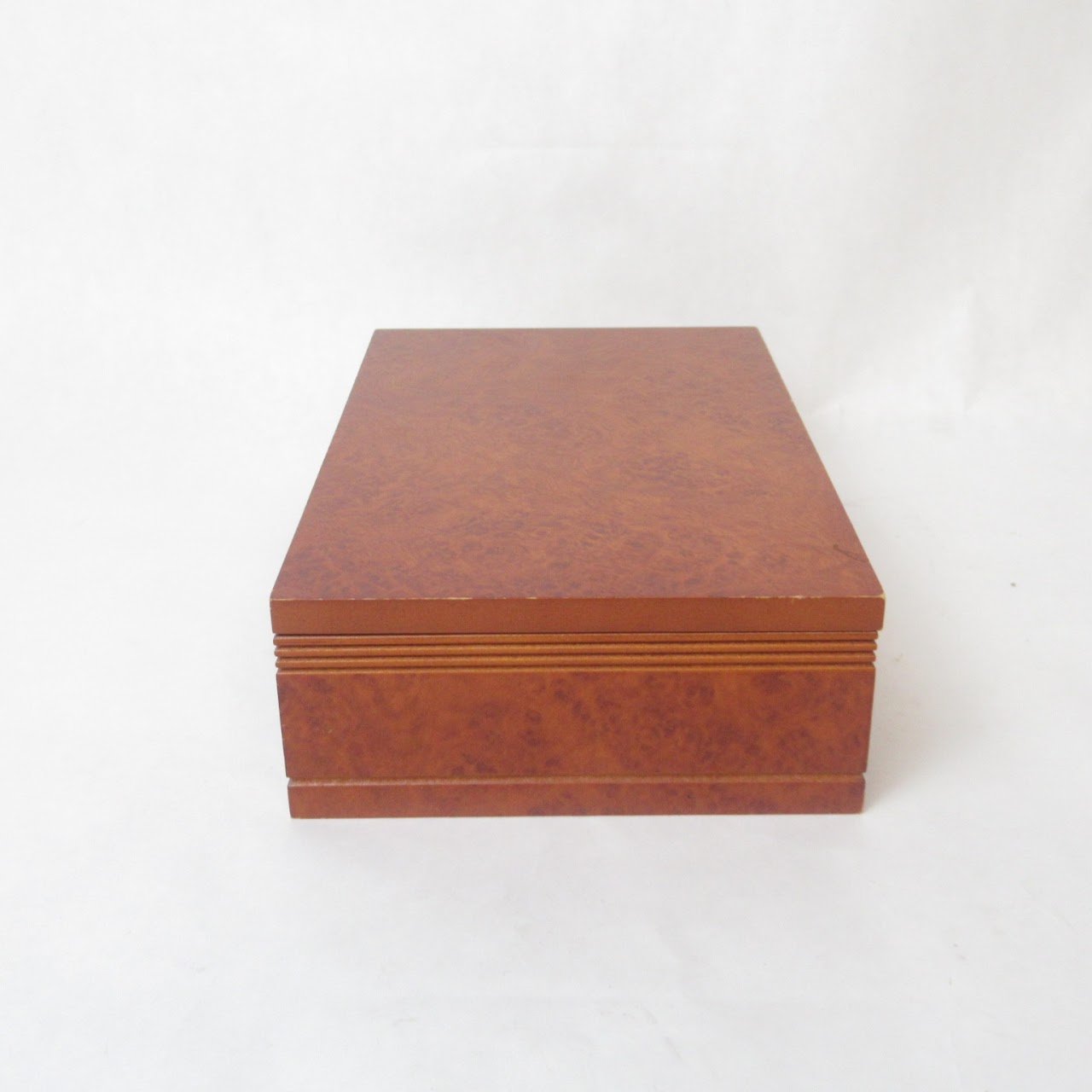 Burled Wood Jewelry Box