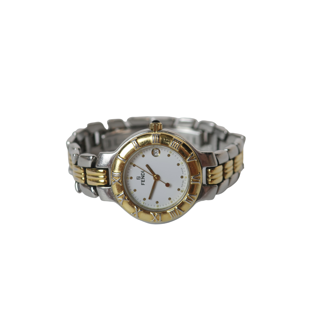 Fendi two 2024 tone watch