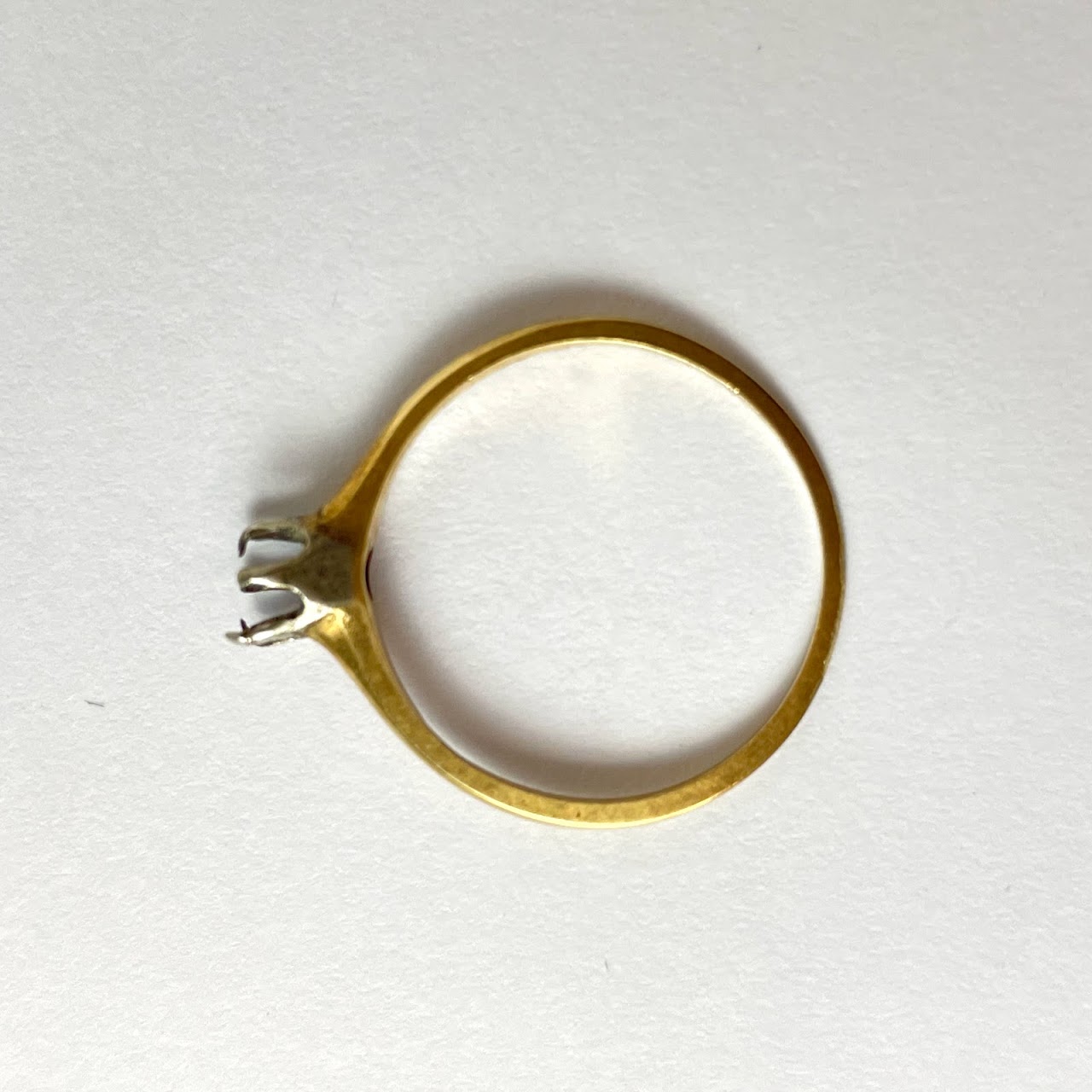 14K Gold Ring Mounting- Small