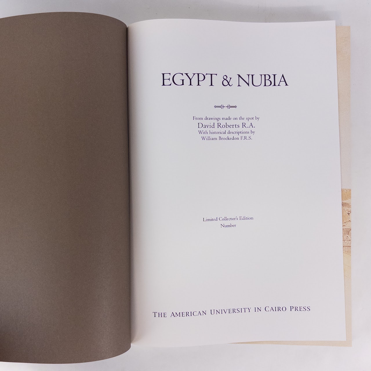 'Egypt & Nubia' & 'The Holy Land' Collector's Edition Book Set