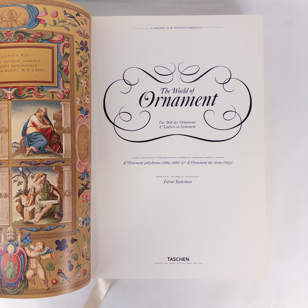 A. Racinet & M. Dupont-Auberville 'The World of Ornament' Large Format Multi-Language Book