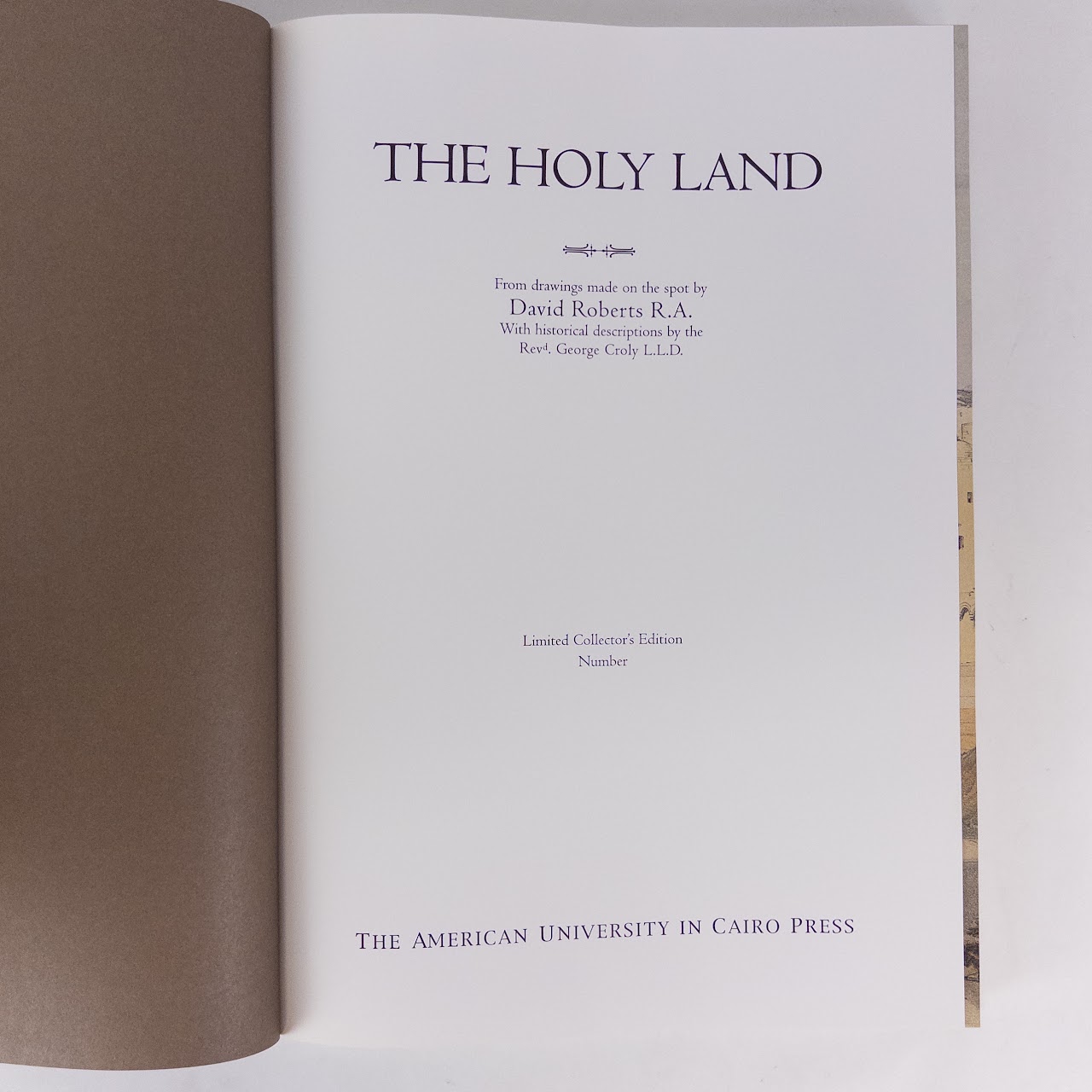 'Egypt & Nubia' & 'The Holy Land' Collector's Edition Book Set