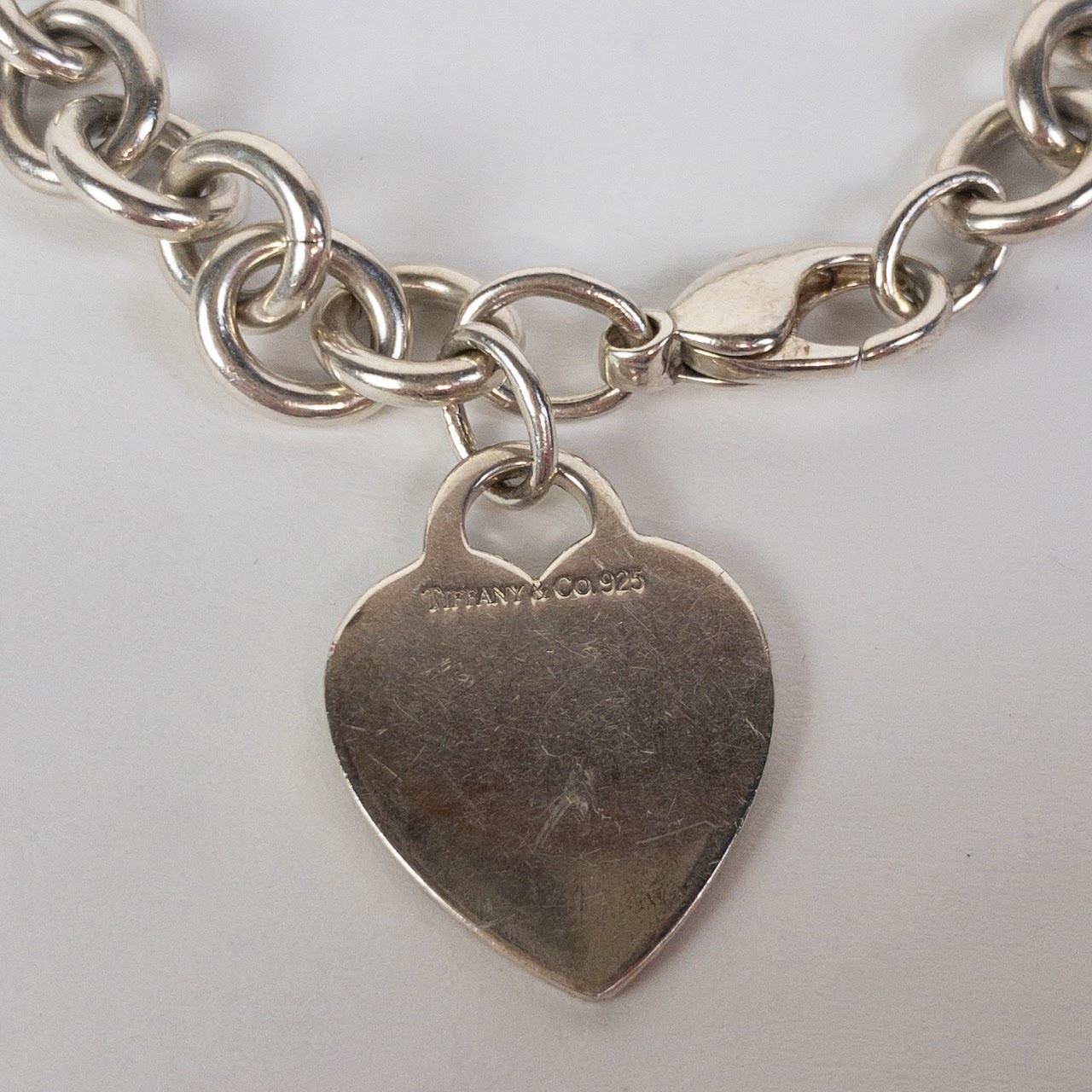 Tiffany & Co. Sterling Silver Heart Tag Bracelet