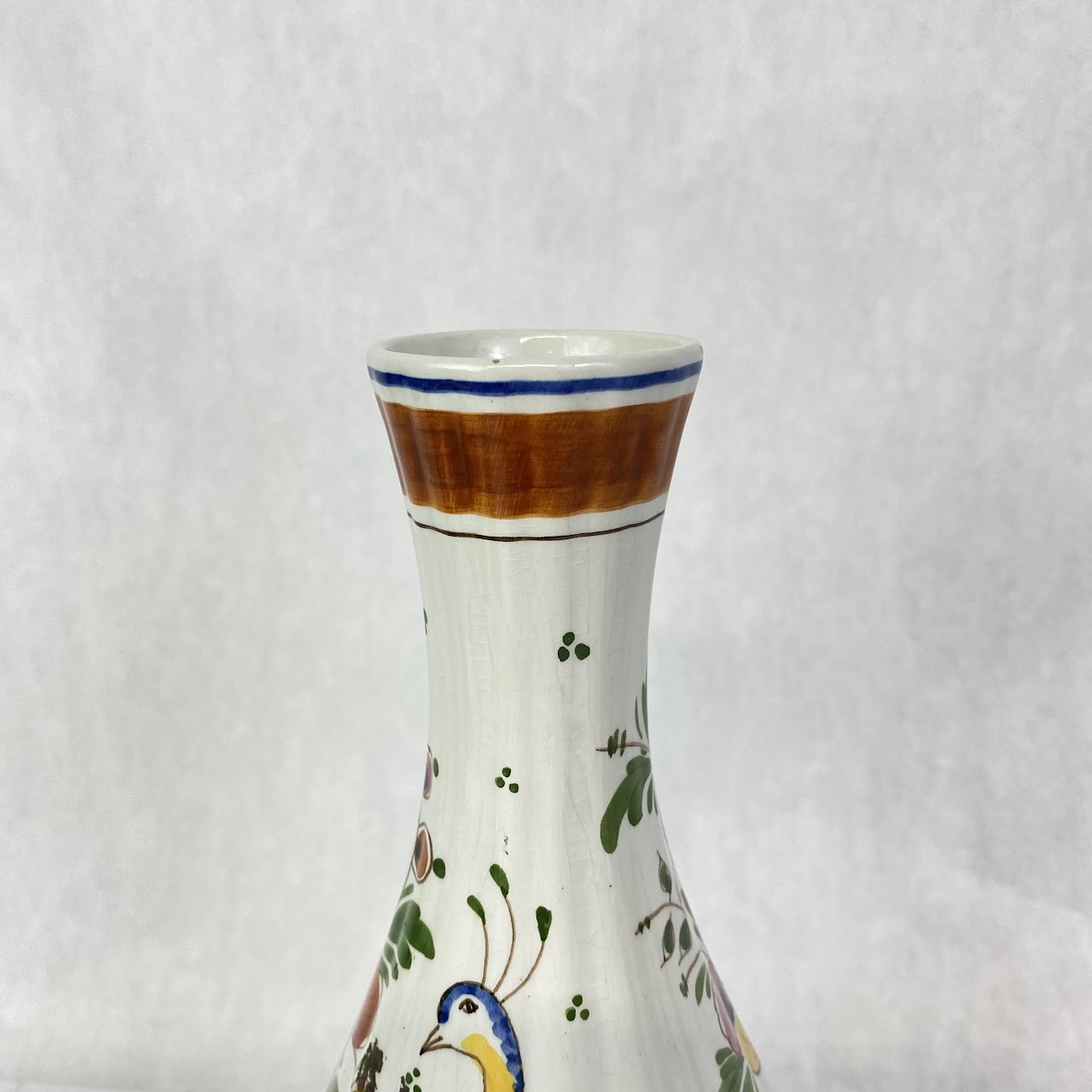 Delft Floral Vase