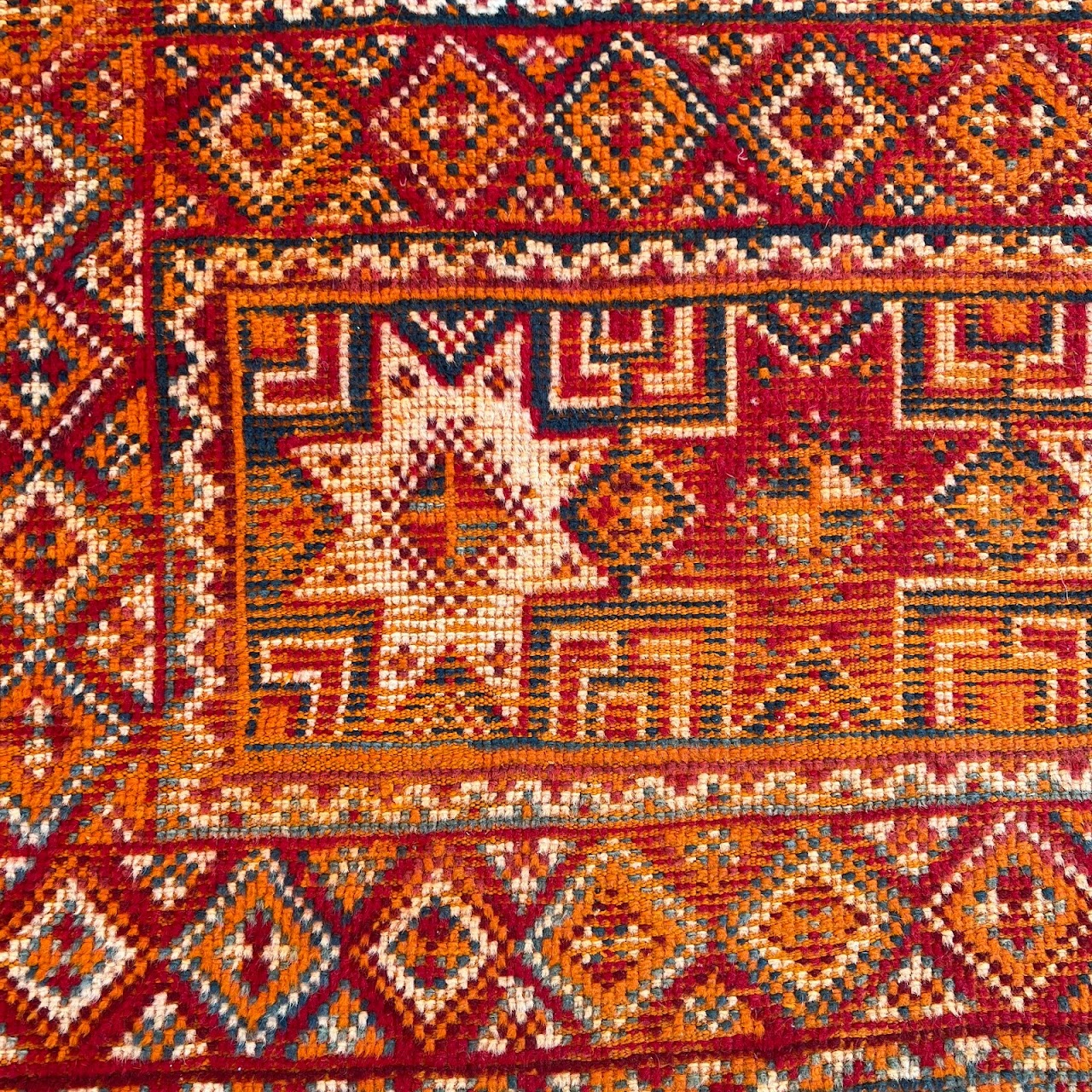 Moroccan Artisanat Vintage Wool Area Rug