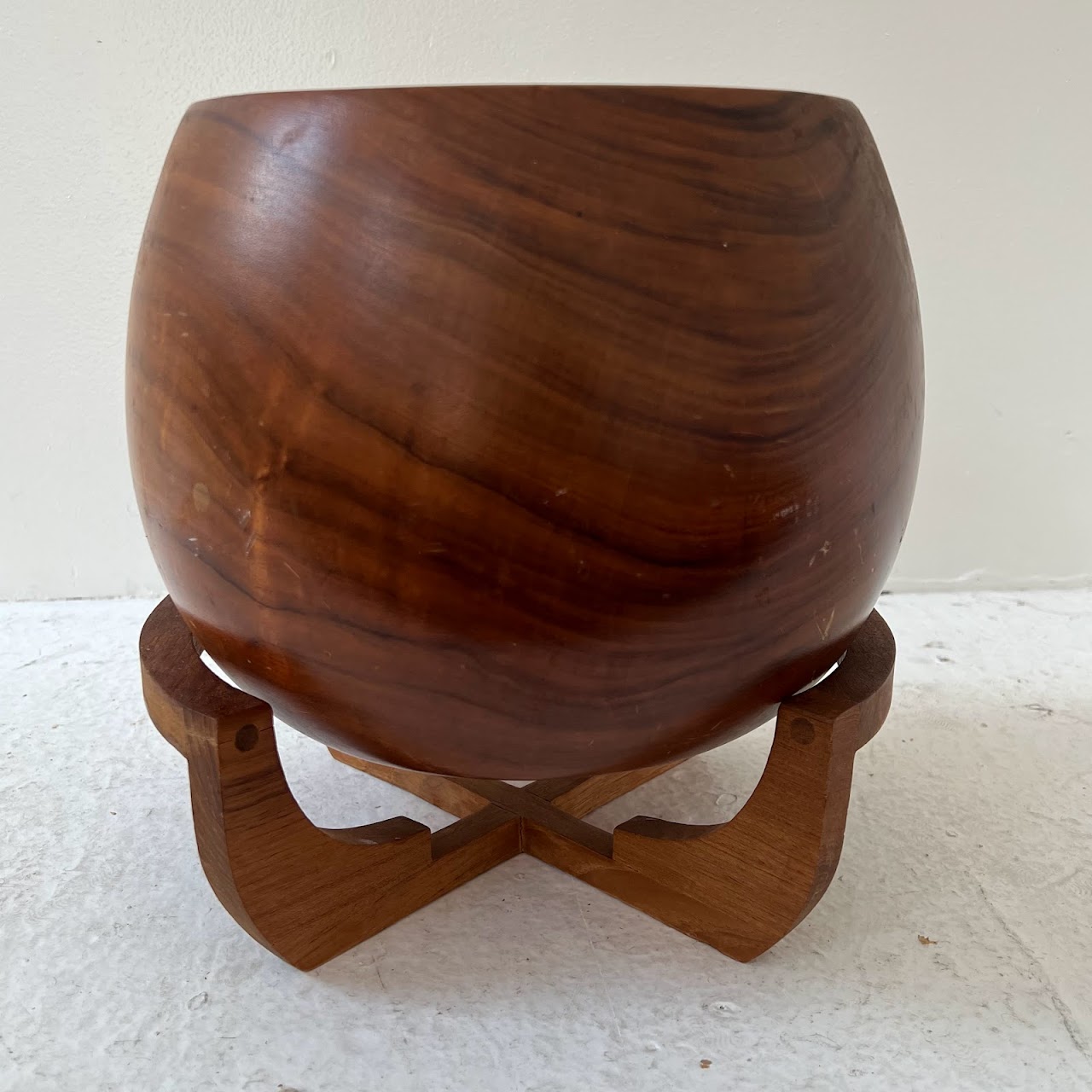 Turned Vintage Koa Wood Bowl