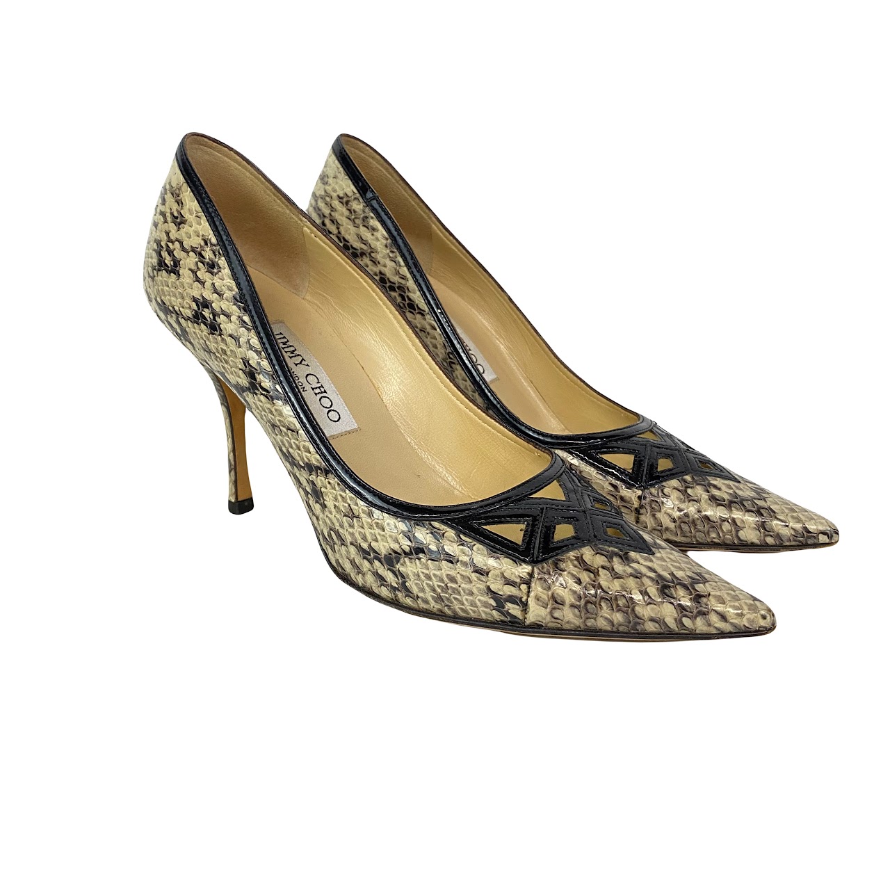 Jimmy Choo Snakeskin Pumps