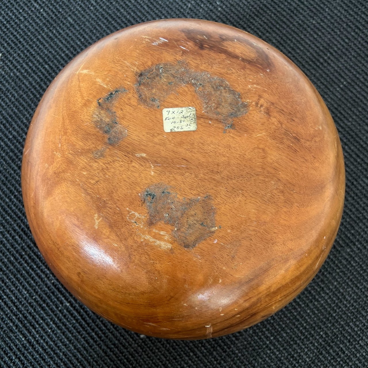 Turned Vintage Koa Wood Bowl