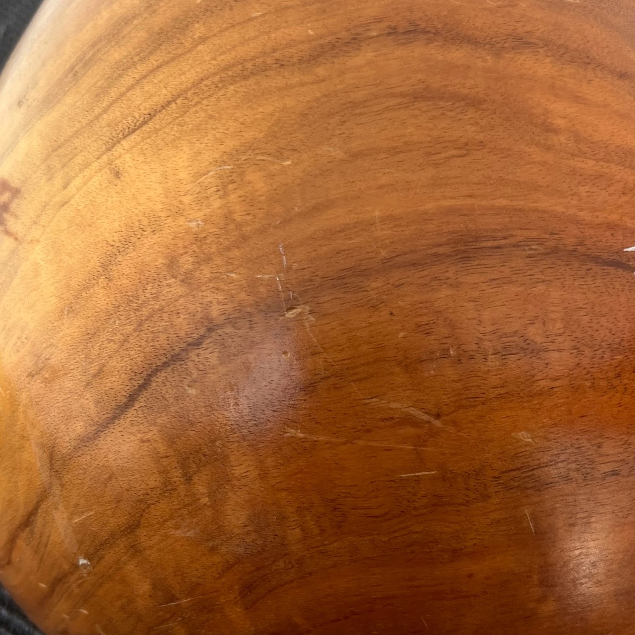 Turned Vintage Koa Wood Bowl