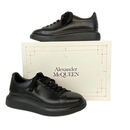 Alexander McQueen Black Larry Sneakers