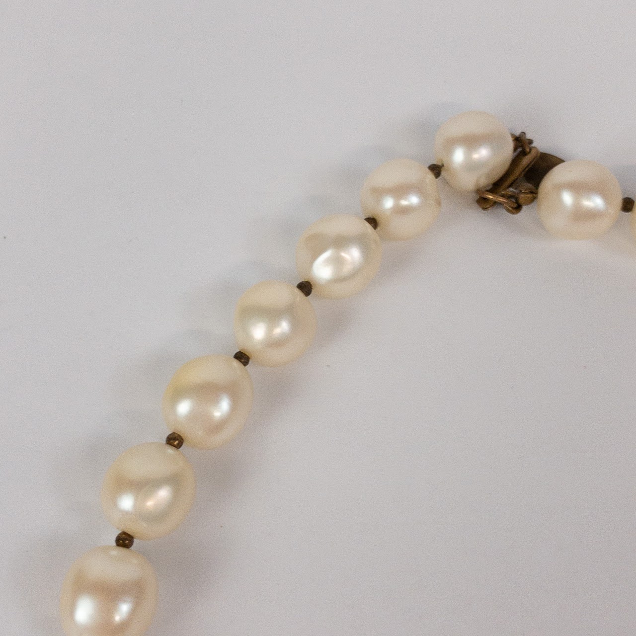 Miriam Haskell Vintage 'Pearl' & 'Gemstone' Necklace