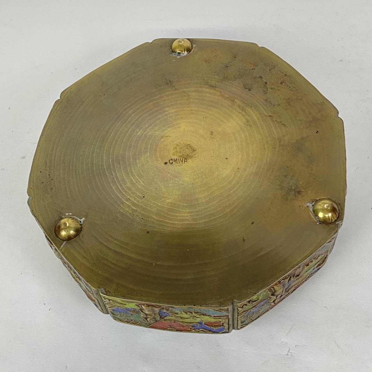 Chinese Cloisonné Covered Dish