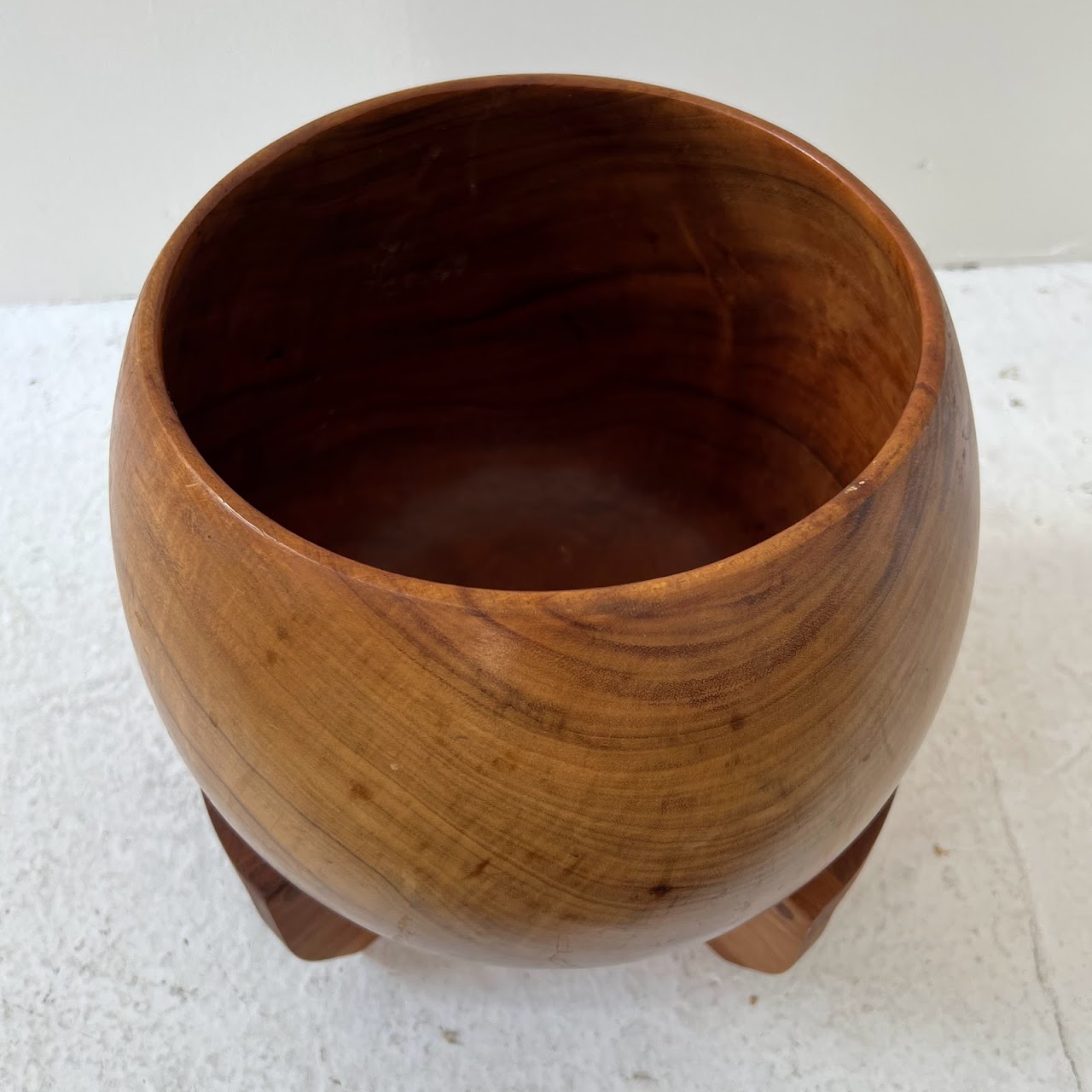 Turned Vintage Koa Wood Bowl