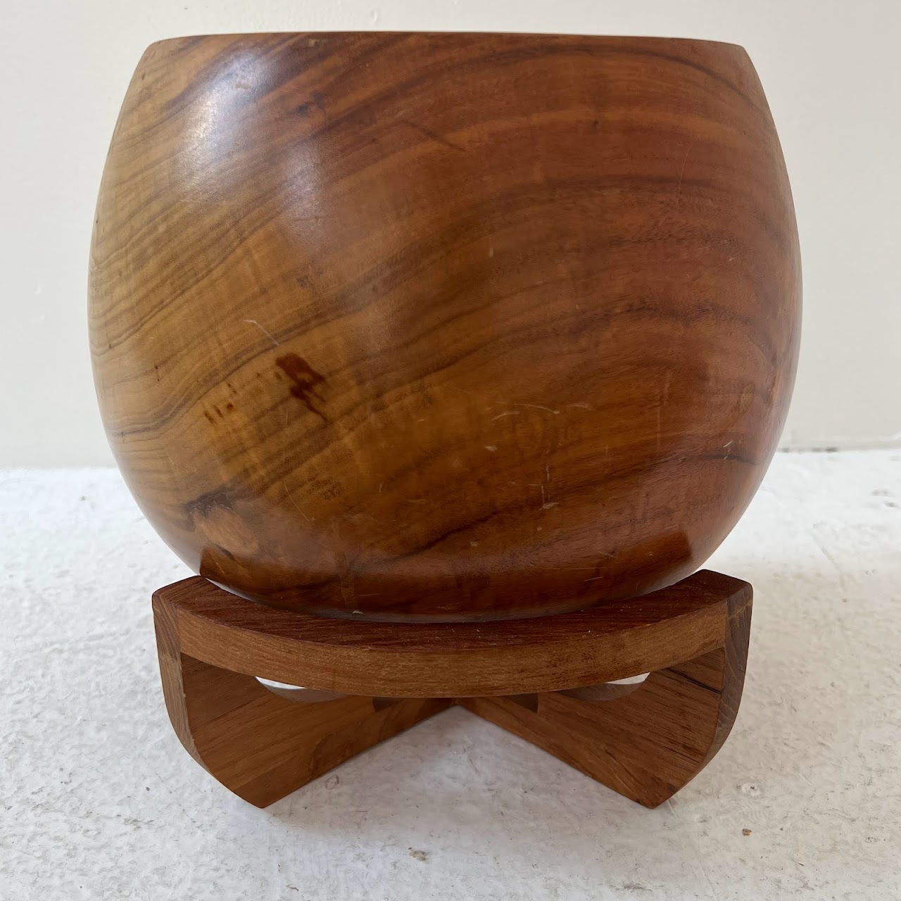 Turned Vintage Koa Wood Bowl