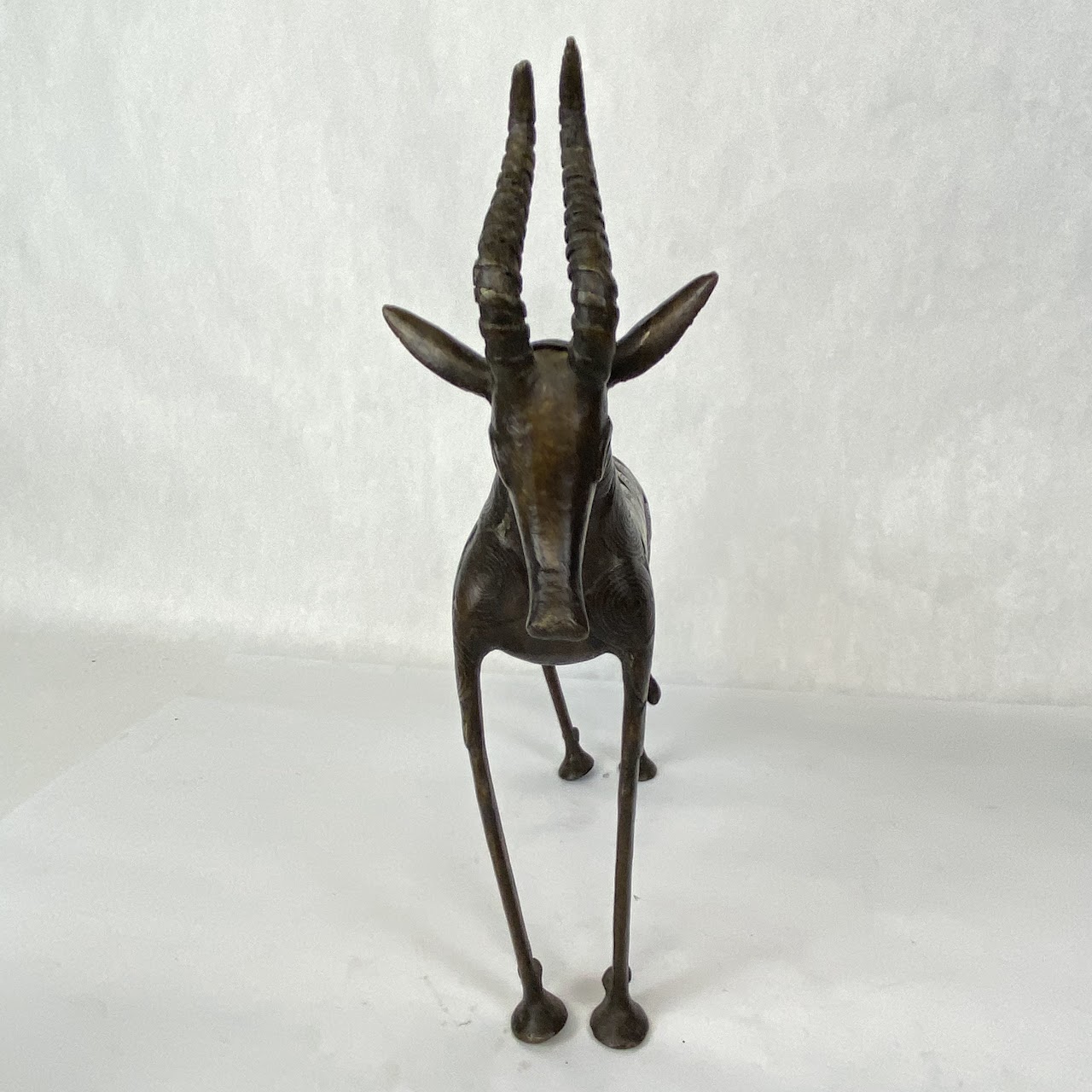 Bronze Gazelle Figurine