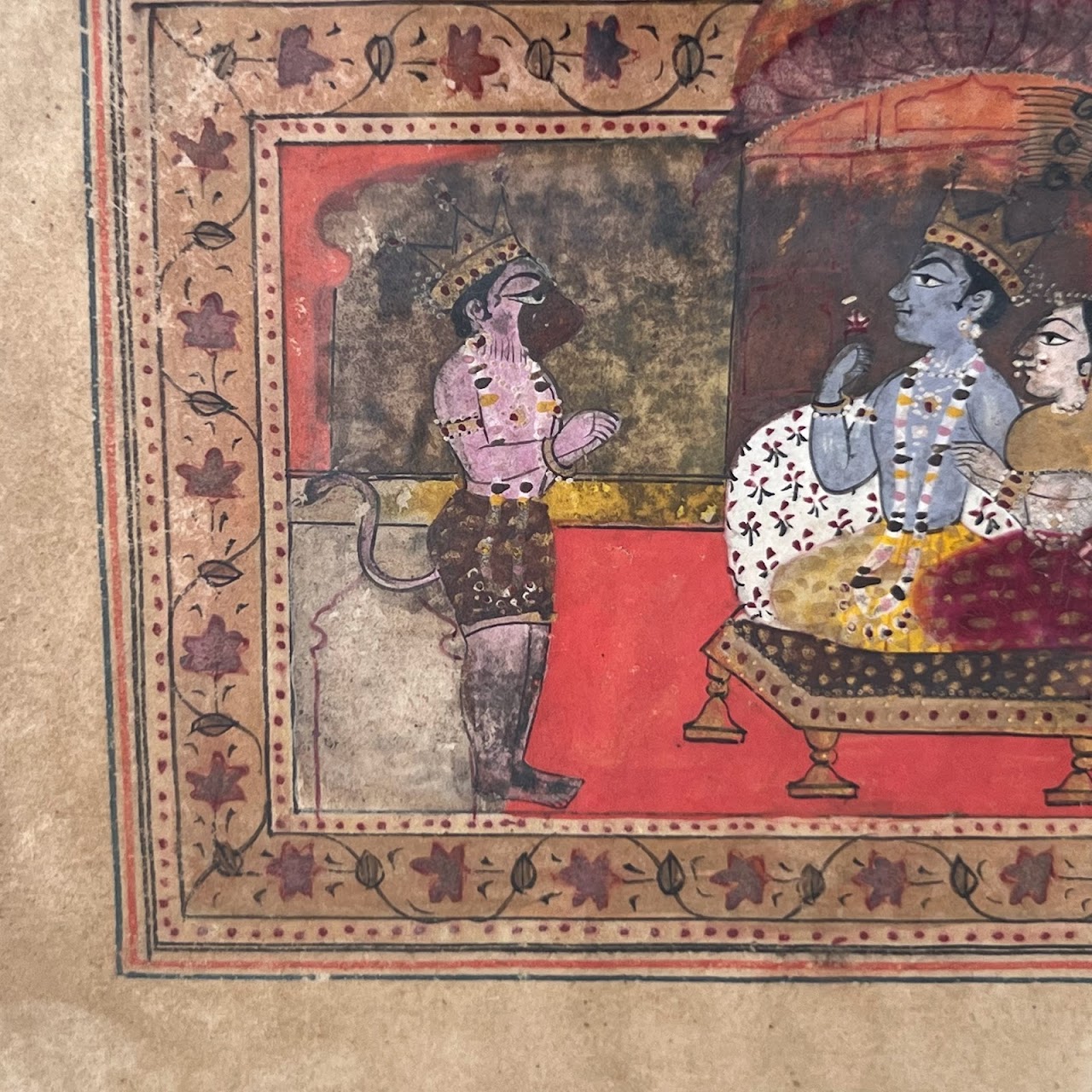 Indian Illuminated Sanskrit Manuscript Pair