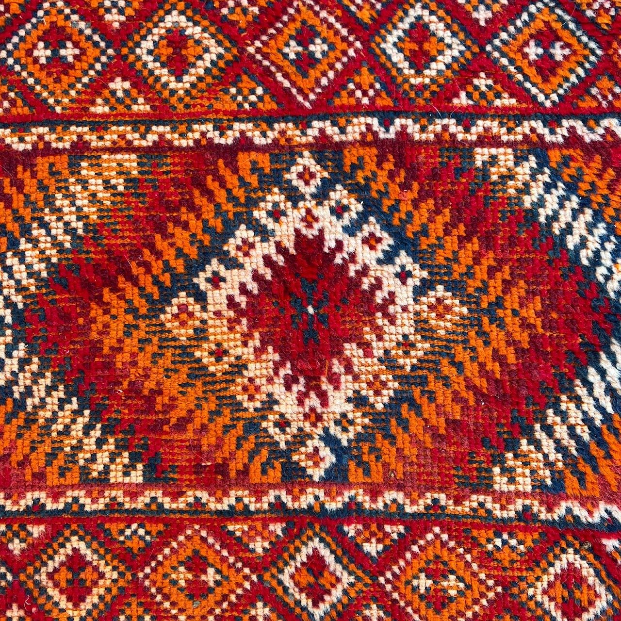 Moroccan Artisanat Vintage Wool Area Rug