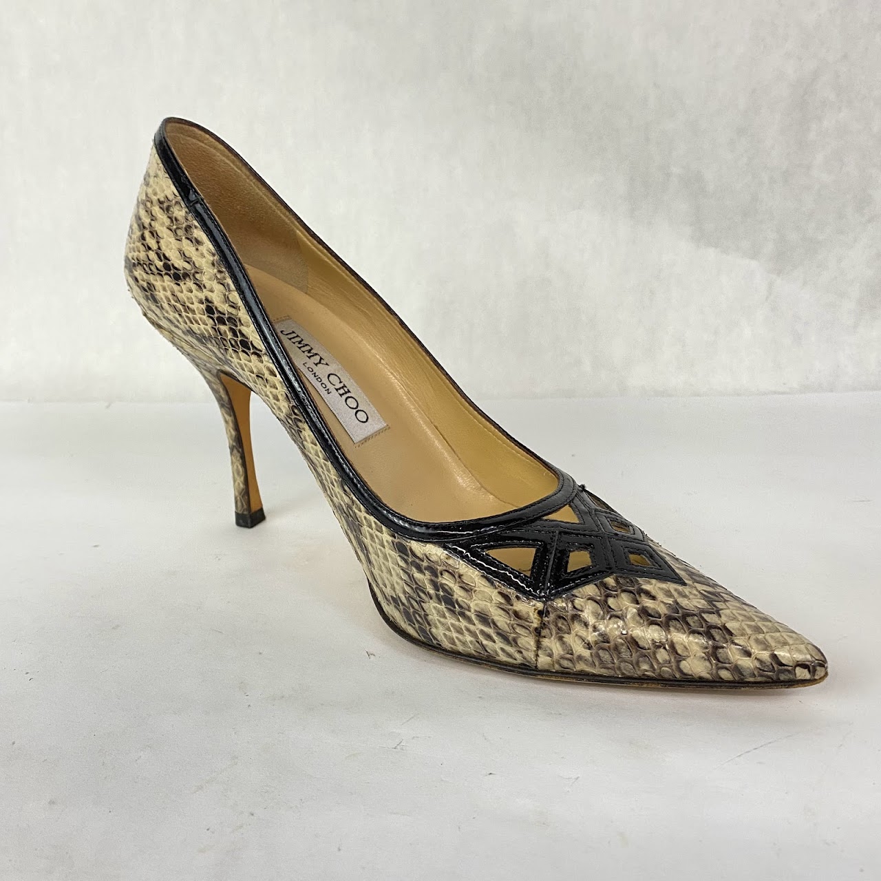 Jimmy Choo Snakeskin Pumps