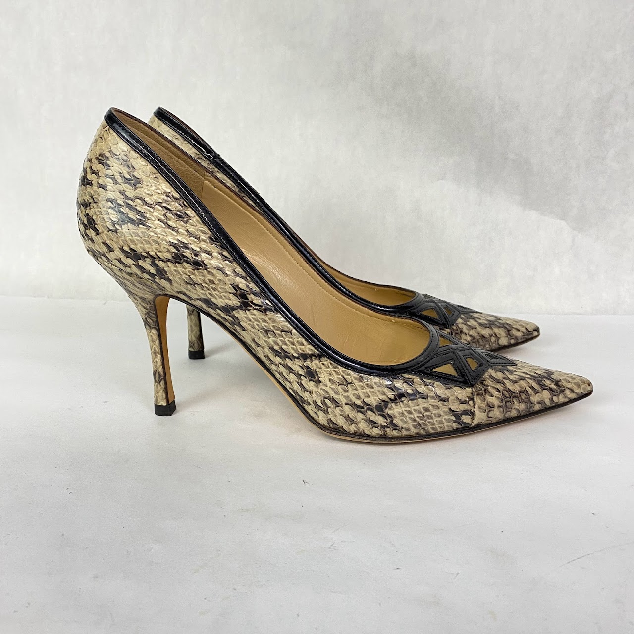 Jimmy Choo Snakeskin Pumps