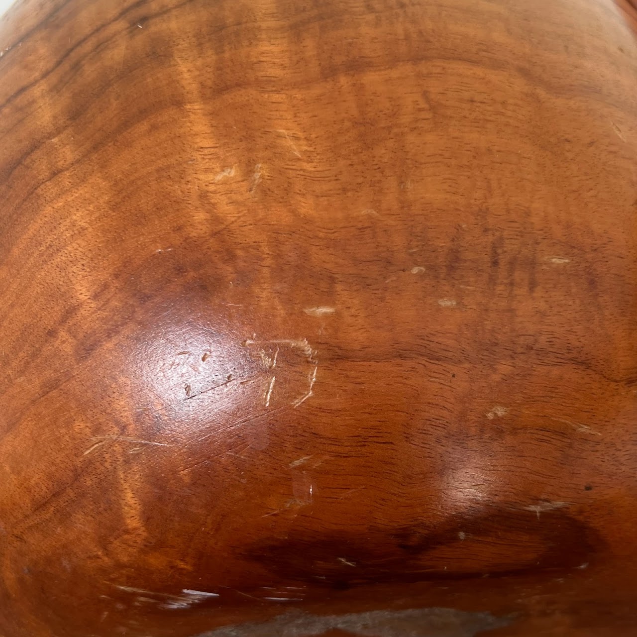 Turned Vintage Koa Wood Bowl