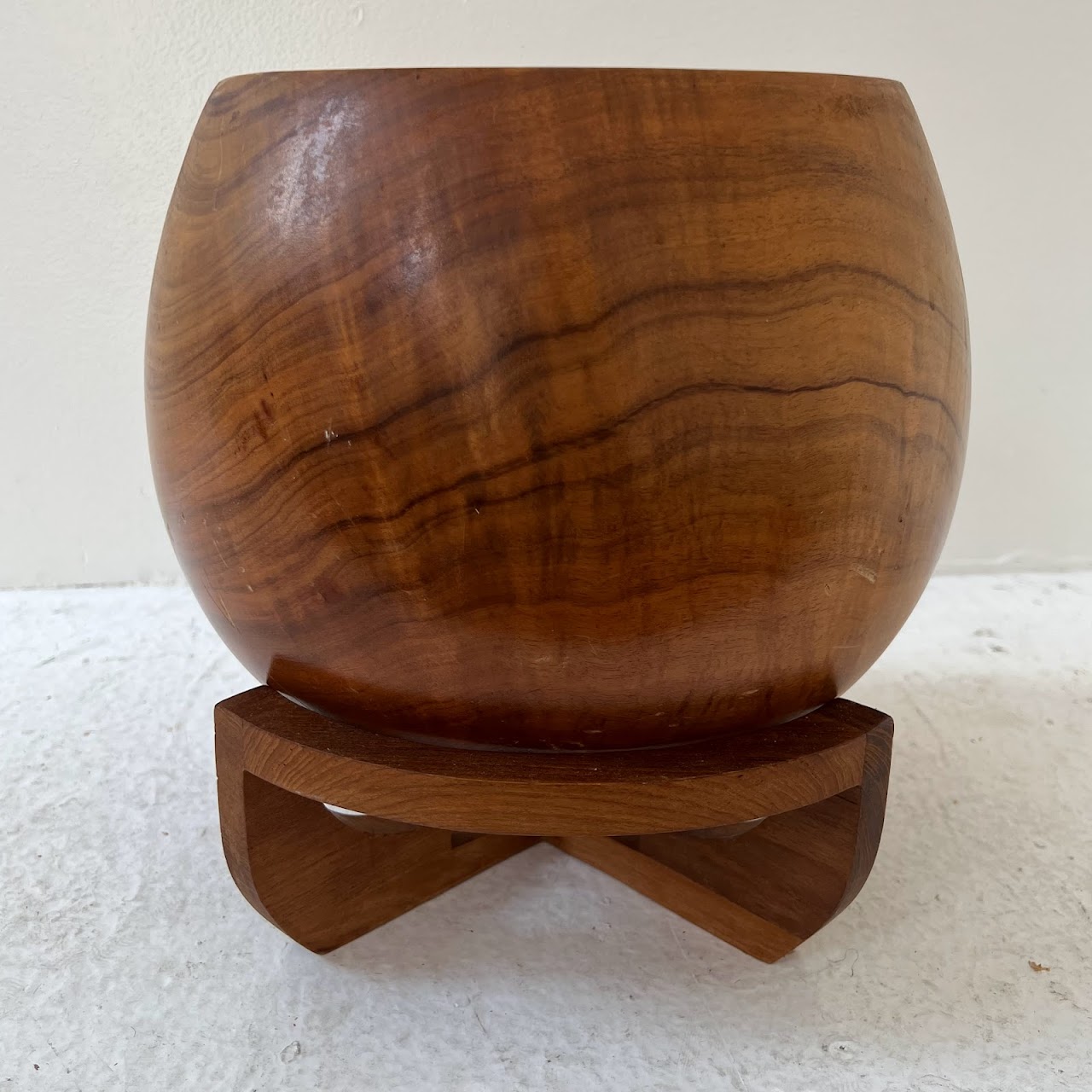 Turned Vintage Koa Wood Bowl