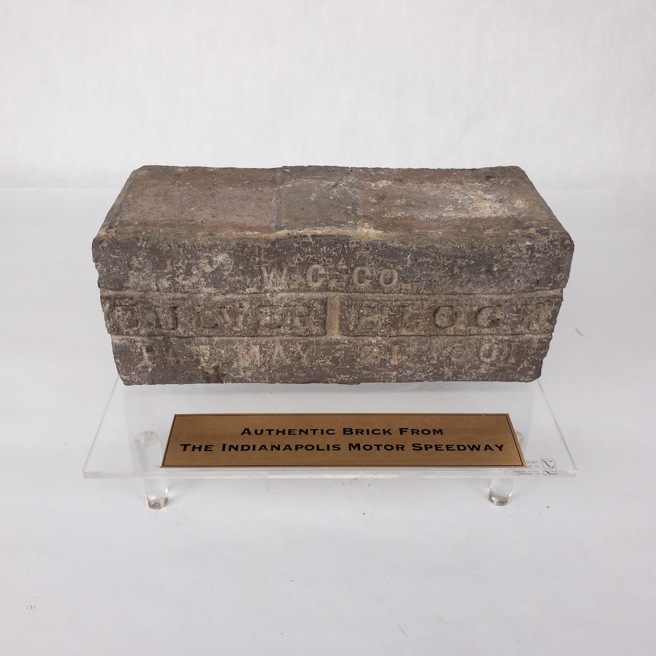 Indianapolis Motor Speedway Original Culver Track Brick